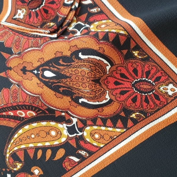 SLNY NEW YORK HALTER SCARF/SLIP DRESS SZ LARGE - Picture 7 of 10